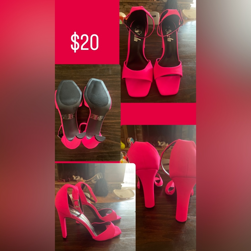 Shein Hot Pink Heels.